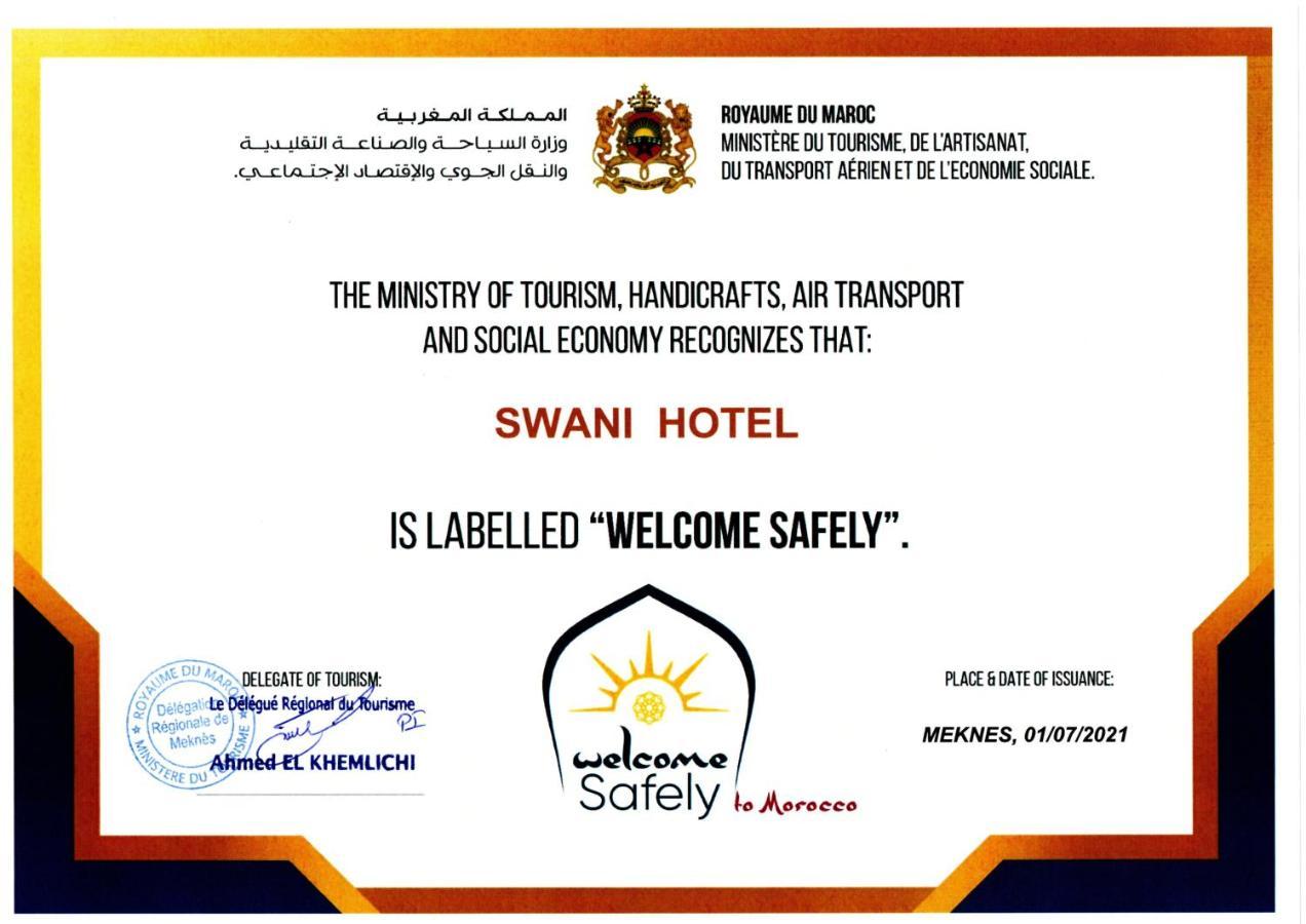 Hotel Swani Meknès Esterno foto